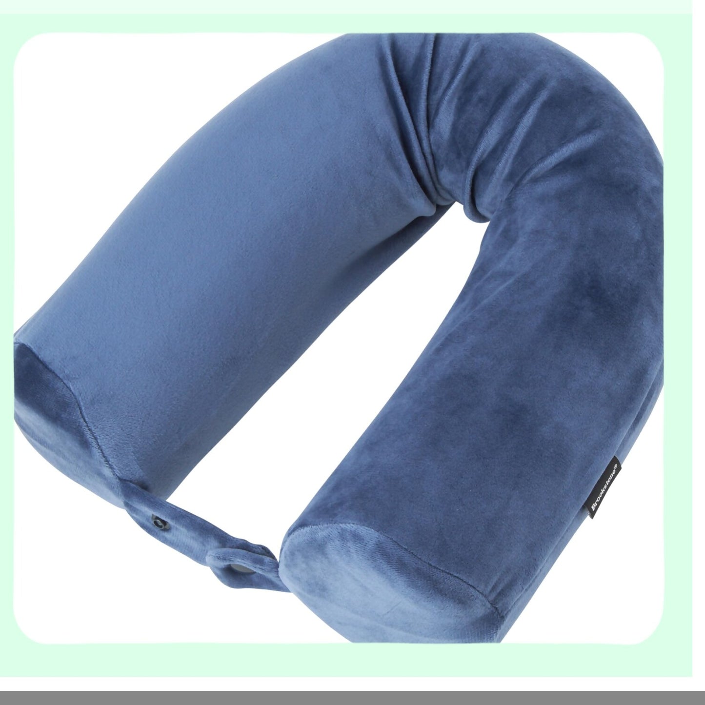 AdjustaTwist Memory Foam Travel Pillow - Neck, Chin, Lumbar, Leg Support Roll Pillow - Blue - Free-Form, Adjustable, One Size