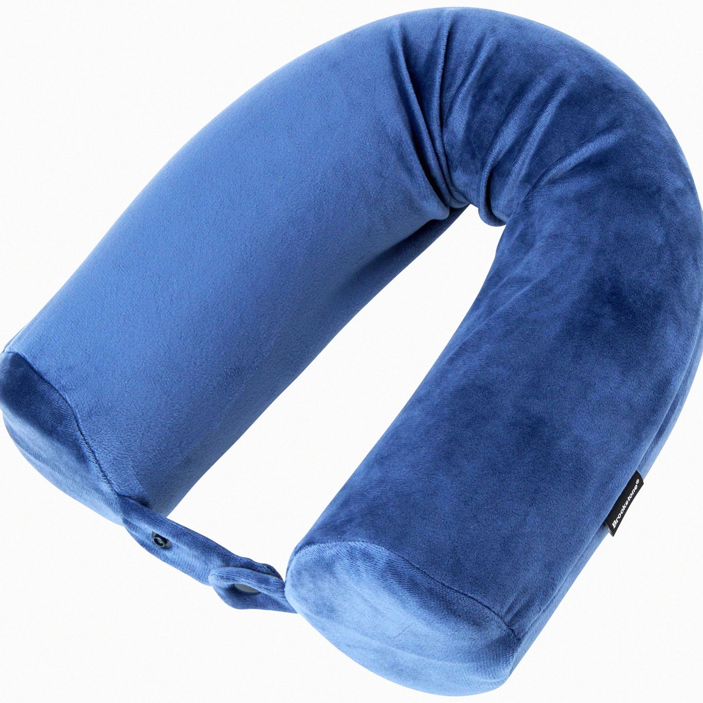 AdjustaTwist Memory Foam Travel Pillow - Neck, Chin, Lumbar, Leg Support Roll Pillow - Blue - Free-Form, Adjustable, One Size