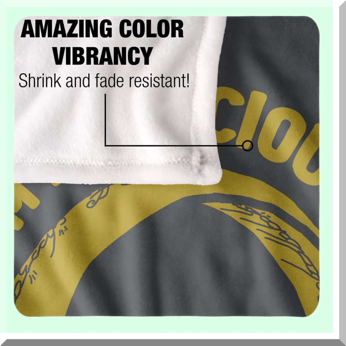 Middle-earth Silky Touch Throw Blanket - 36"x58" Super Soft Gollum Design