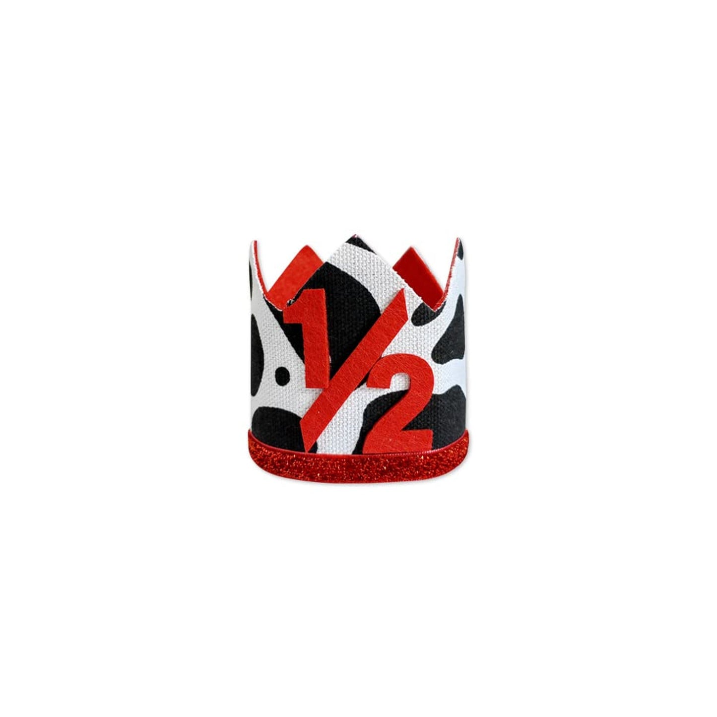 Birthday Crown Hat - Fun and Festive Party Decor for Kids! Celebrate your little one's half birthday in style with this adorable crown hat. Perfect for photoshoots and party props. Get yours now!