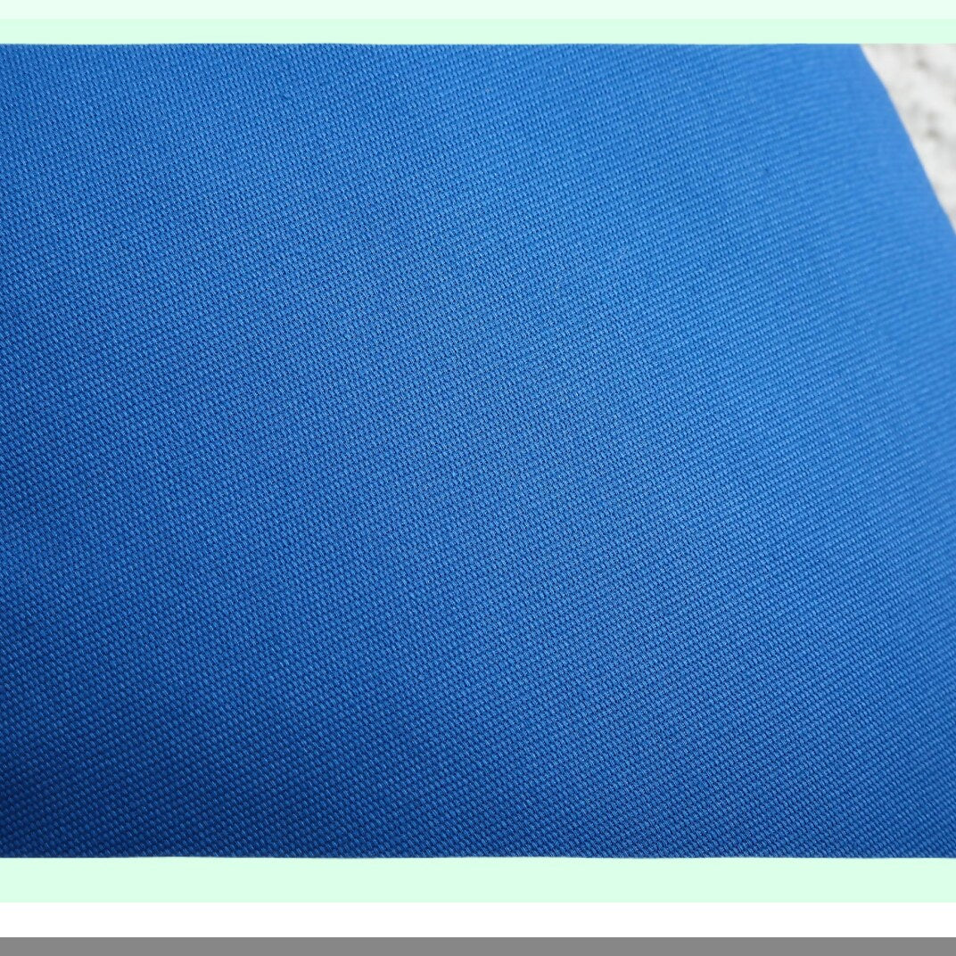 Colorful Cotton Canvas Pillow Covers - Set of 2, 16x16 Inches, Decorative Cushion Covers in Bright Royal Blue - 100% Cotton, 45 Color Options