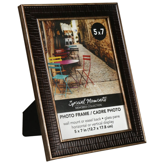 Tribal Pattern Brown Picture Frames, 5x7-in. (Pack of 12)