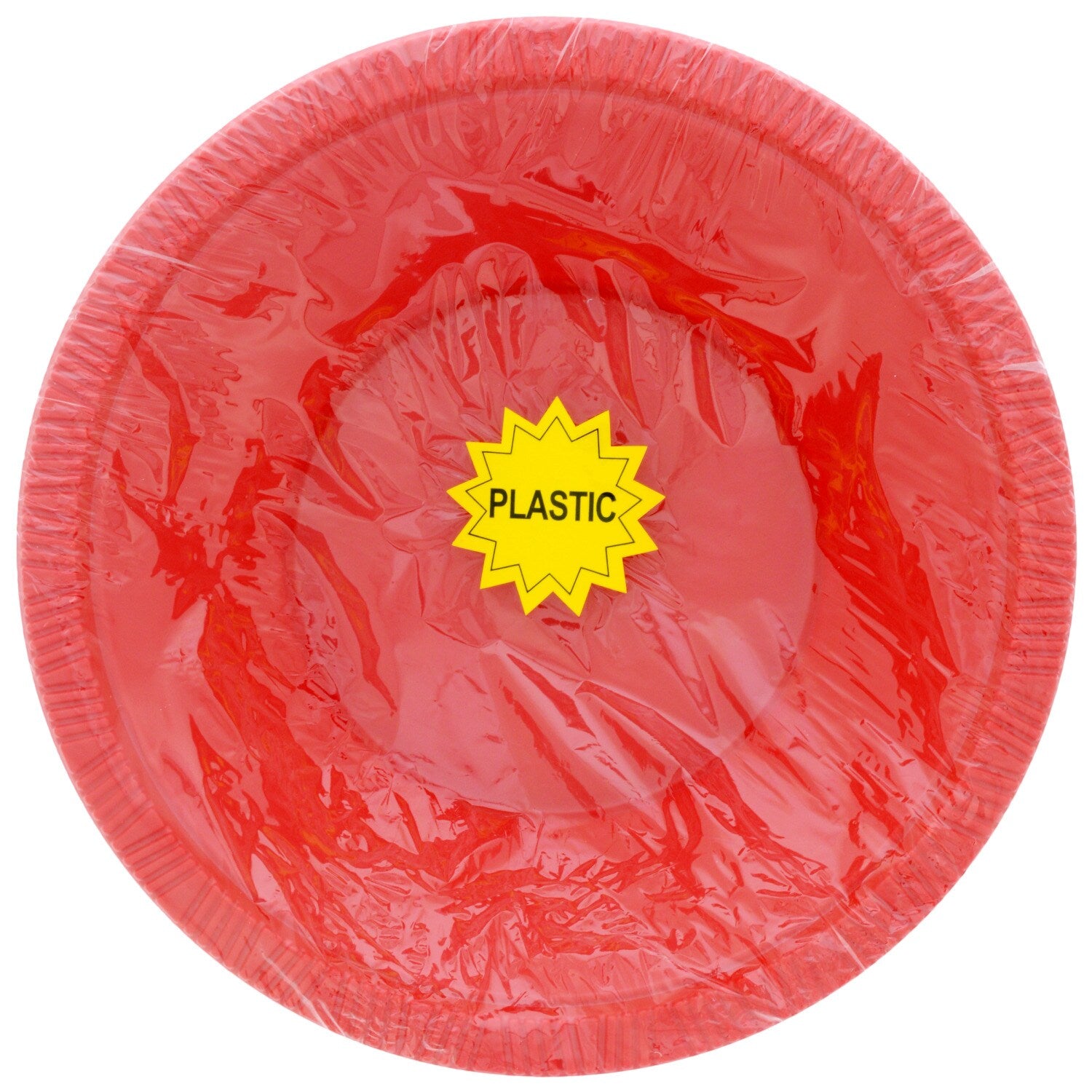 Red 7-in. Plastic Bowls, 10-ct. Packs (Pack of 24)