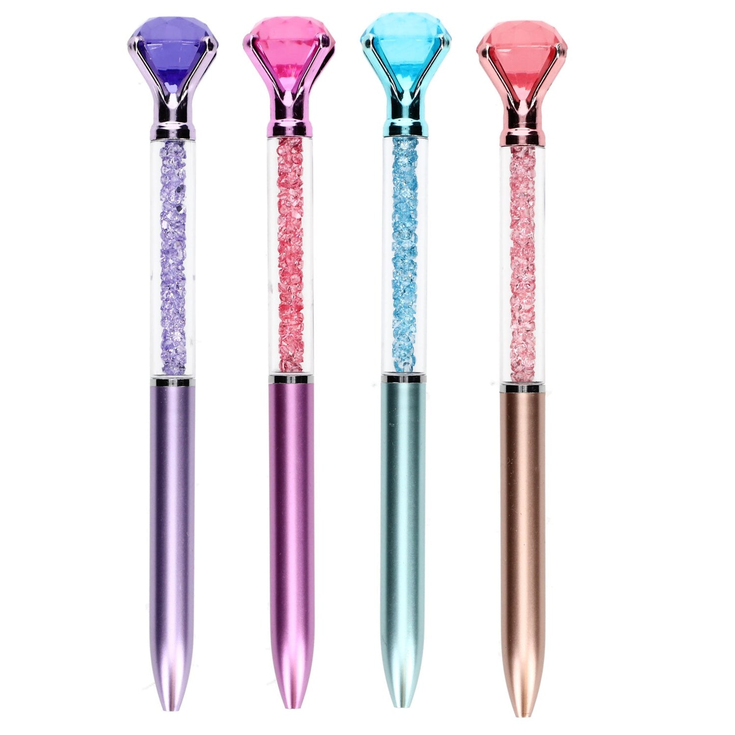 Novelty Jewel Pens with Faux Diamonds and Glitter, 6x0.34 in. (Pack of 36)