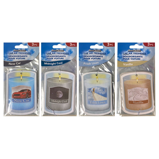 Drivers Choice Scented Air Fresheners, 3-ct. Packs (Pack of 48)