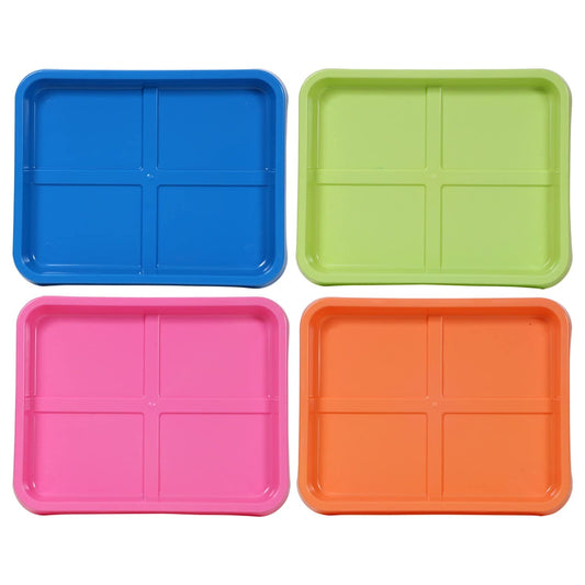 Teaching Tree Plastic Activity Trays, 10x8 in. (Pack of 36)