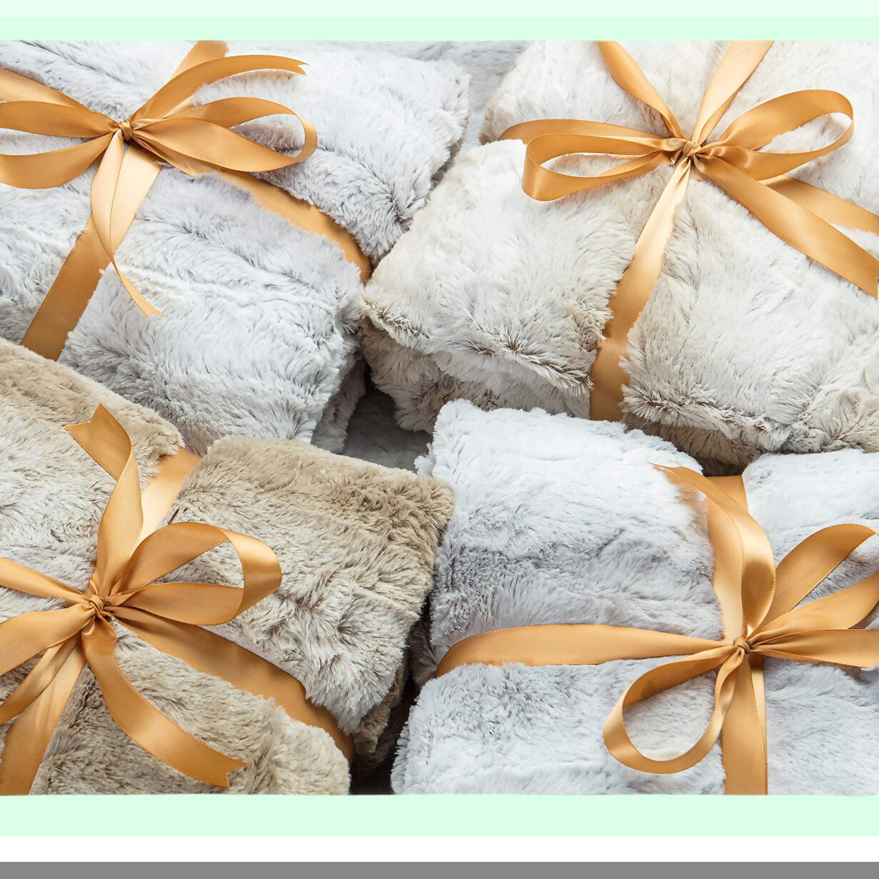 LuxMink Ombre Sherpa Throw - Ultra Soft, Lightweight, Cozy Blanket 50" x 65" Gray"