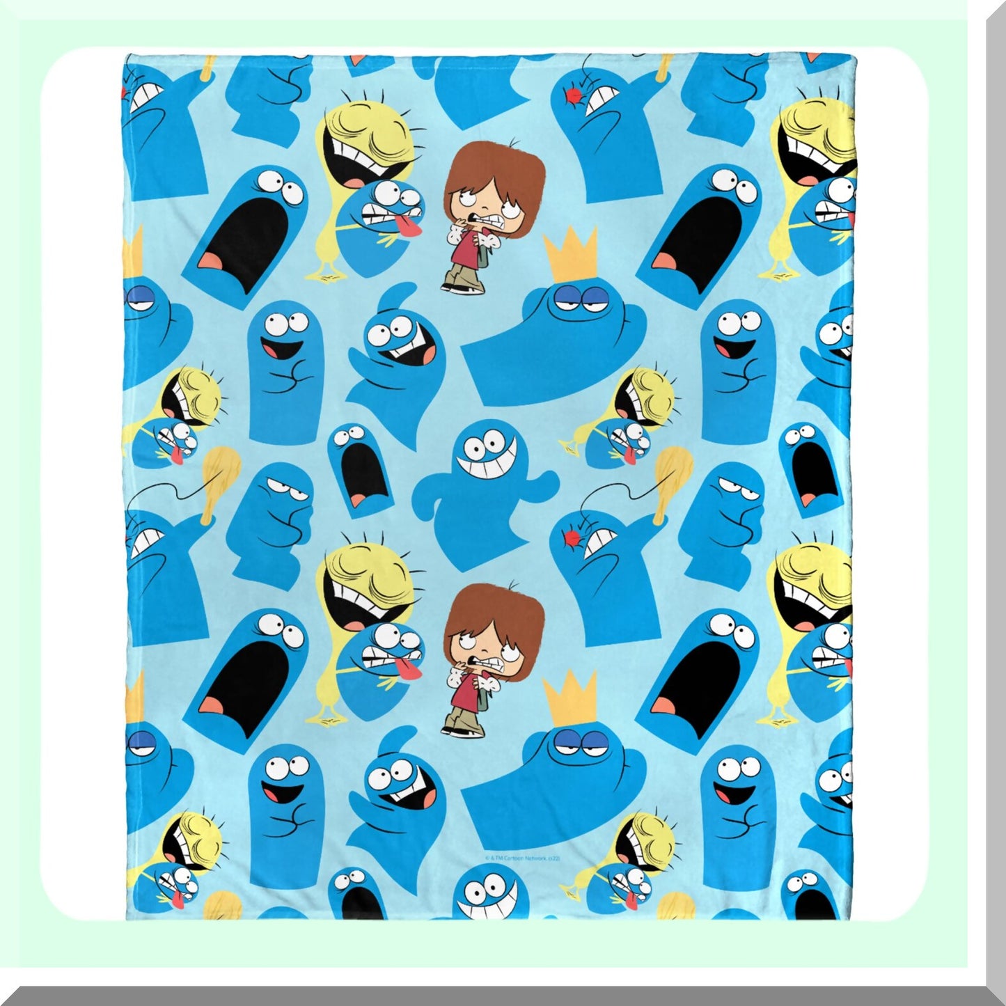 Imaginary Friends Cozy Silk Throw Blanket - 50x60, Best of Bloo Edition