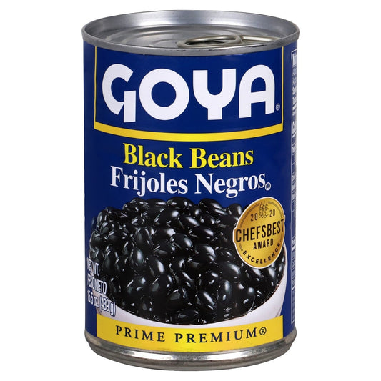 Goya Black Beans, 15.5-oz. Cans (Pack of 24)
