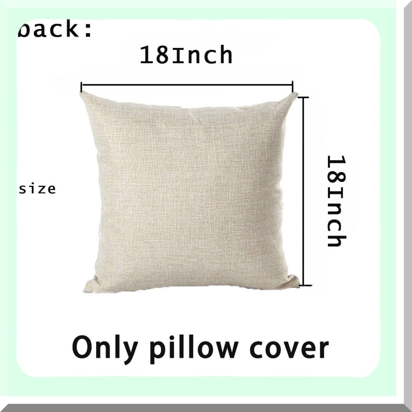 Motivational Love Quote Rustic Pillow Covers - Wooden Board Decorative Throw Pillowcase for Home Sofa Bed Room - Cotton Linen 18"x18"