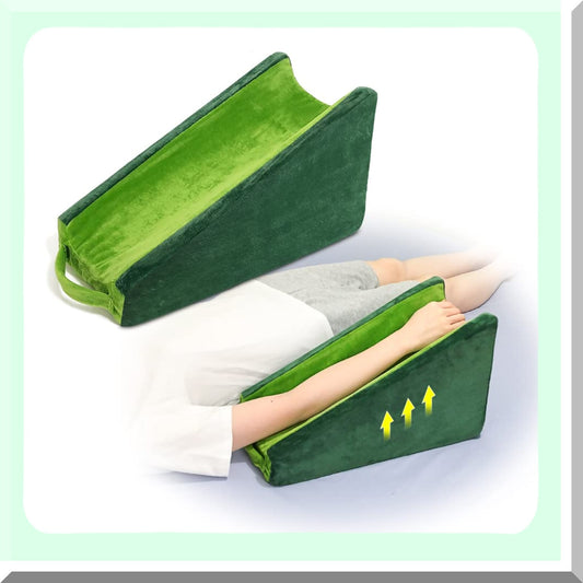 ArmEase Elevate Support Pillow - Medical Grade Arm Rest Wedge for Post-Surgery Recovery, Elbow Support, and Comfortable Sleeping for Adults.