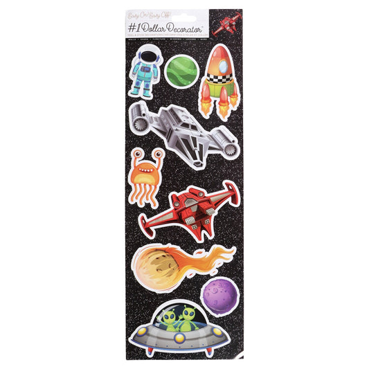 Youth What's Out There Wall Decals, 18x5.9 in. (Pack of 12)