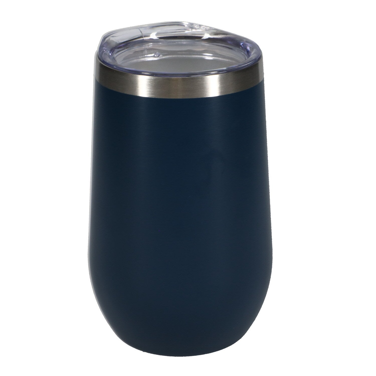 Stainless-Steel Stemless Wine Tumblers with Lids, 16 oz. (Pack of 12)