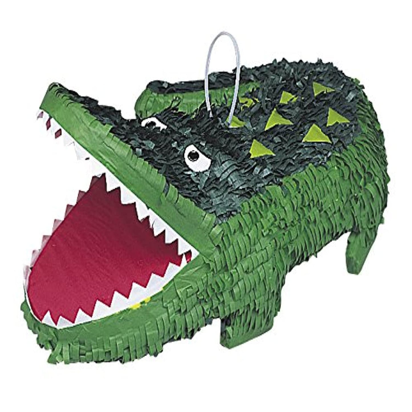 Alligator Green Paper Pinata for Kids' Parties