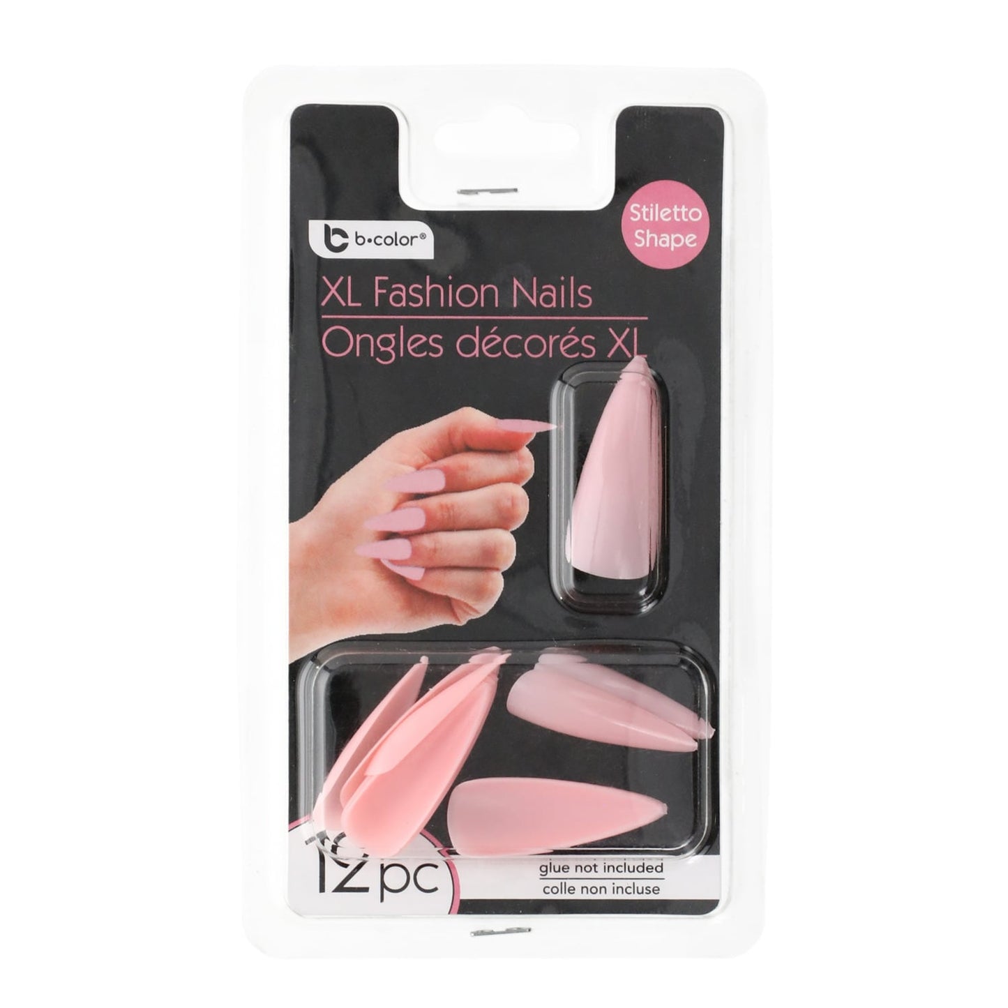 b-color Silleto Nails, 12-ct. Packs (Pack of 36)