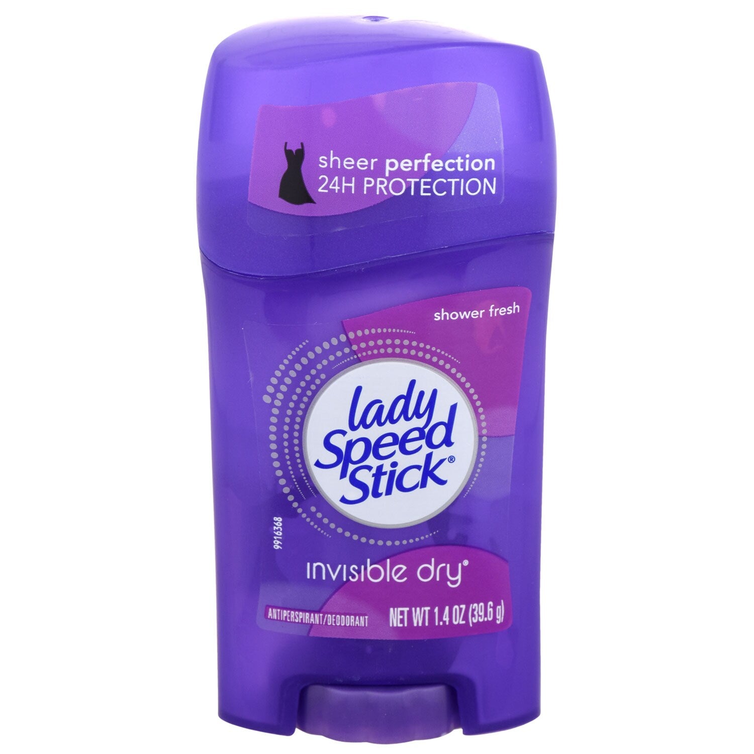 Lady Speed Stick Invisible Dry Shower Fresh Deodorant, 1.4 oz. (Pack of 12)