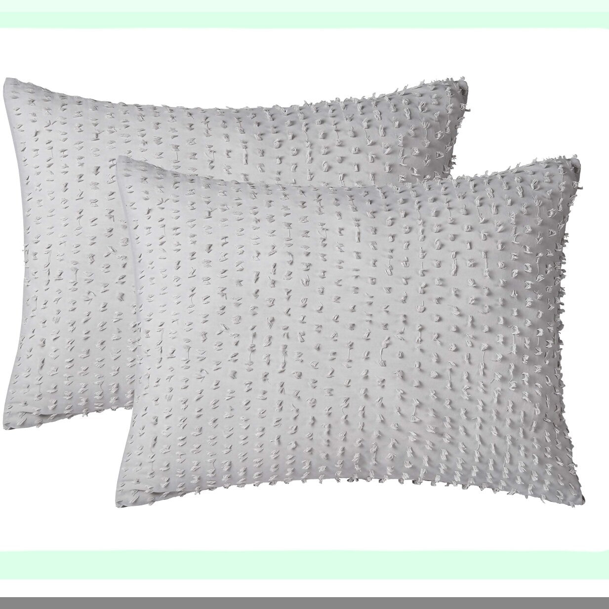 Luxury Grey Dream 3-Piece Comforter Set - Full/Queen Size Bedding with Matching Shams - Elegant Room Decor for Chic Home - Soft and Cozy Bed Set