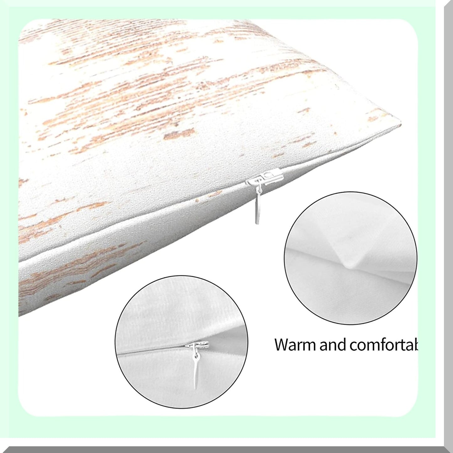 Rustic Western Cowboy Boots and Hat Decorative Pillow Covers - 18x18 Inch Square Cushion Case for Sofa, Couch, Bedroom, Patio - Standard Pillowcase