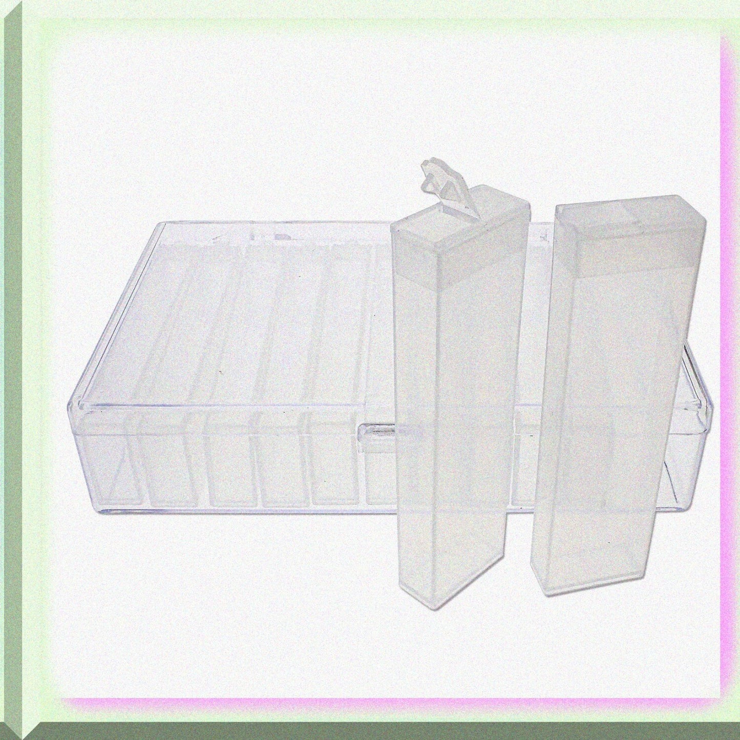 Personality Case Clear Storage Organizer System 12 Boxes