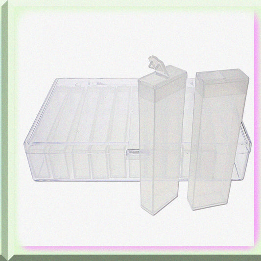 Personality Case Clear Storage Organizer System 12 Boxes