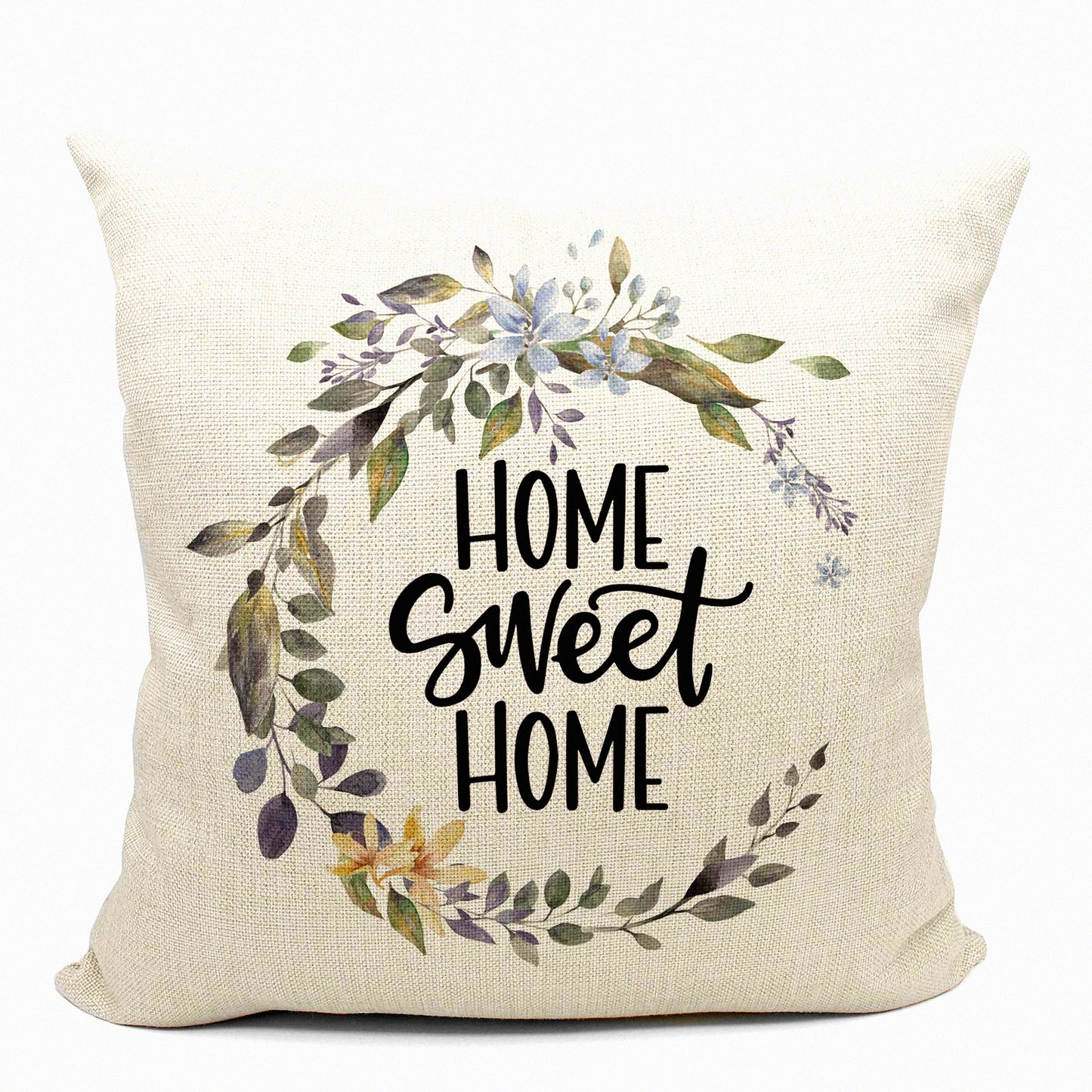 Farmhouse Bliss Pillow Covers - Set of 2 | Home Sweet Home Decor | 18x18 Throw Pillows for Couch | Housewarming Gifts for Women | Rustic Home Decor Accents