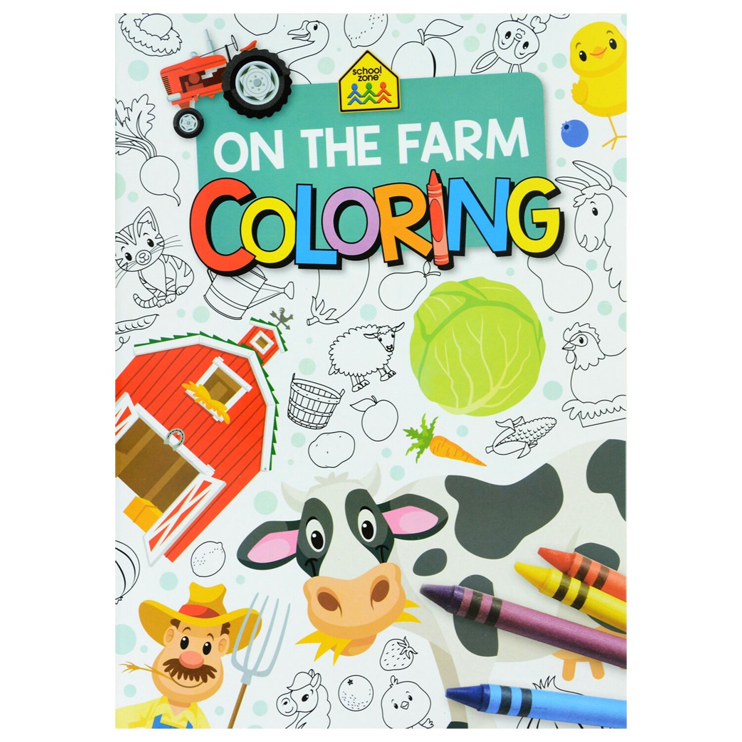 School Zone Coloring Books, 96 Pages (Pack of 20)