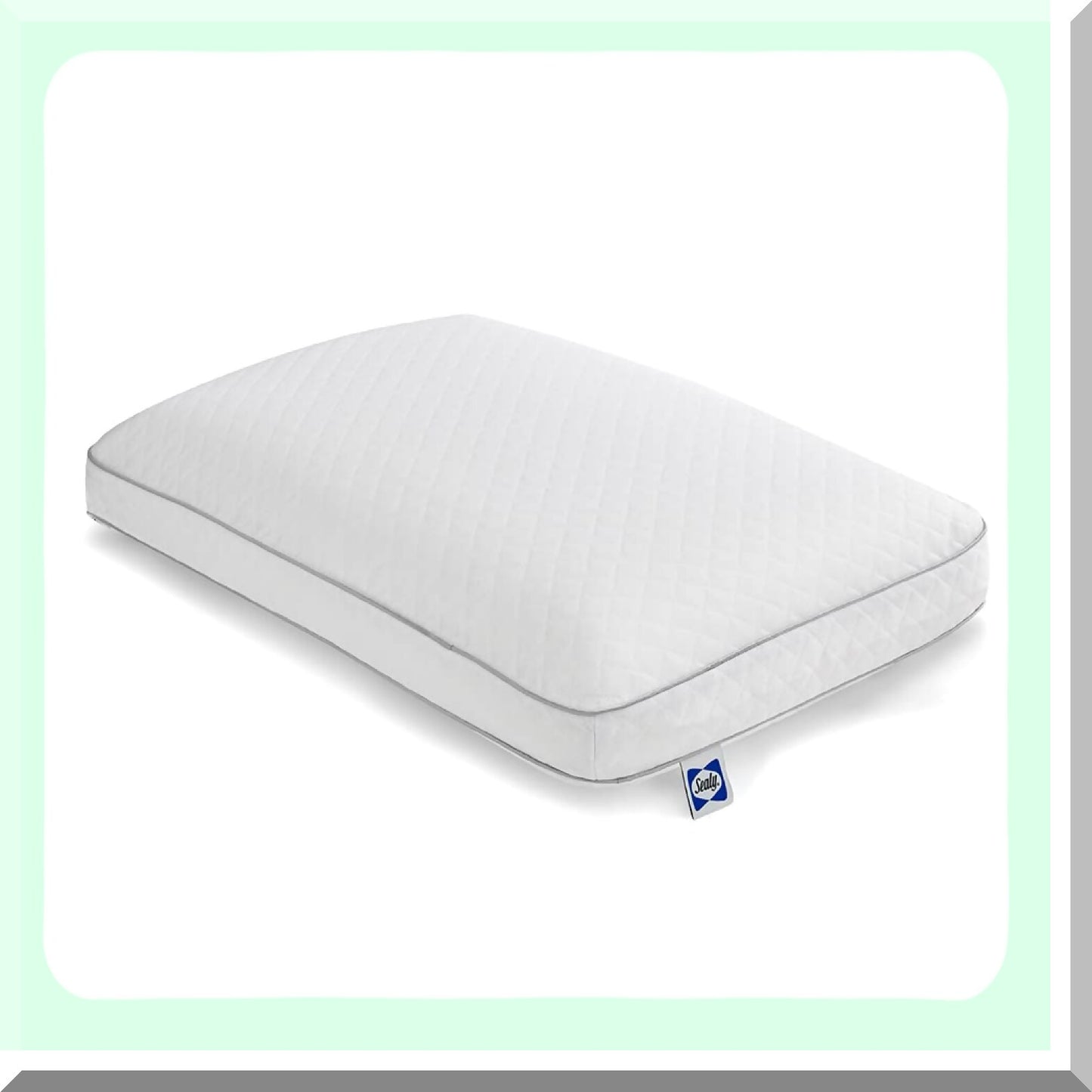 Luxury Cloud Pillow Set - Hypoallergenic Standard Pillows, Soft White Fabric, Set of 2 for Ultimate Comfort and Support. Perfect for a Good Night's Sleep!