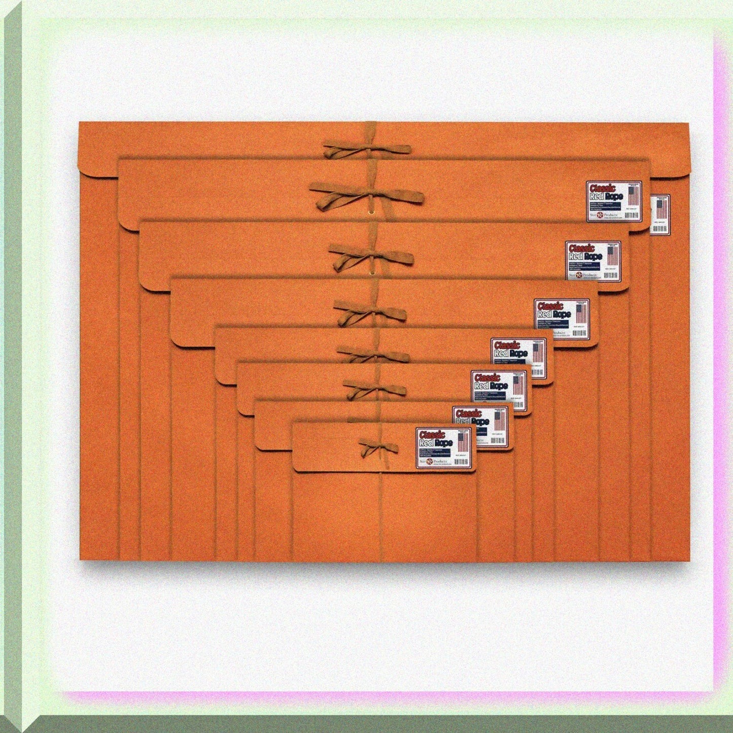 17 x 22 Red Fiber Art Portfolio with Tie Closure