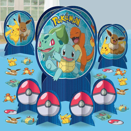 Blue Pokémon Table Centerpiece Kit for Parties