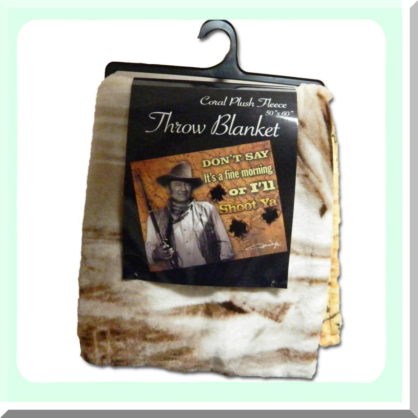 Western Frontier Cozy 50x60 Throw Blanket