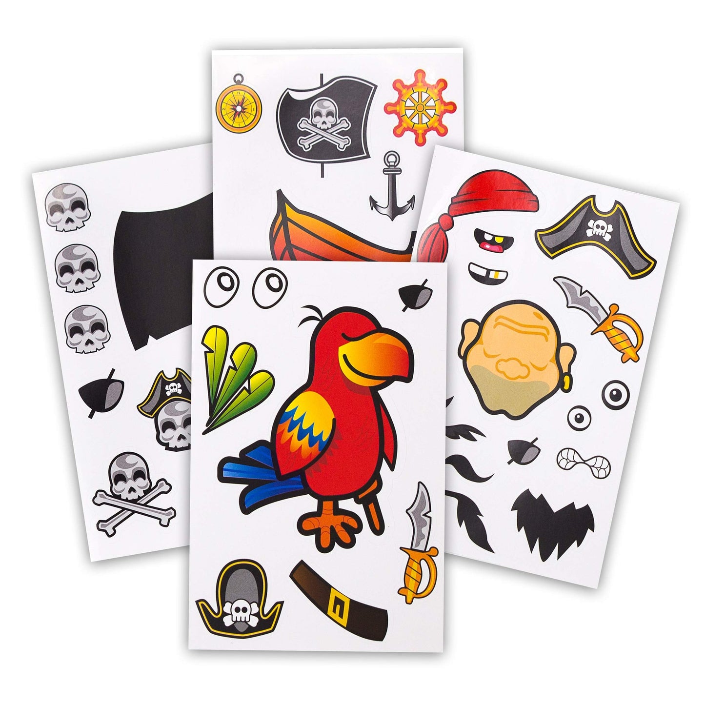 Make Pirate Stickers for Kids - Party Favors and Creative Fun