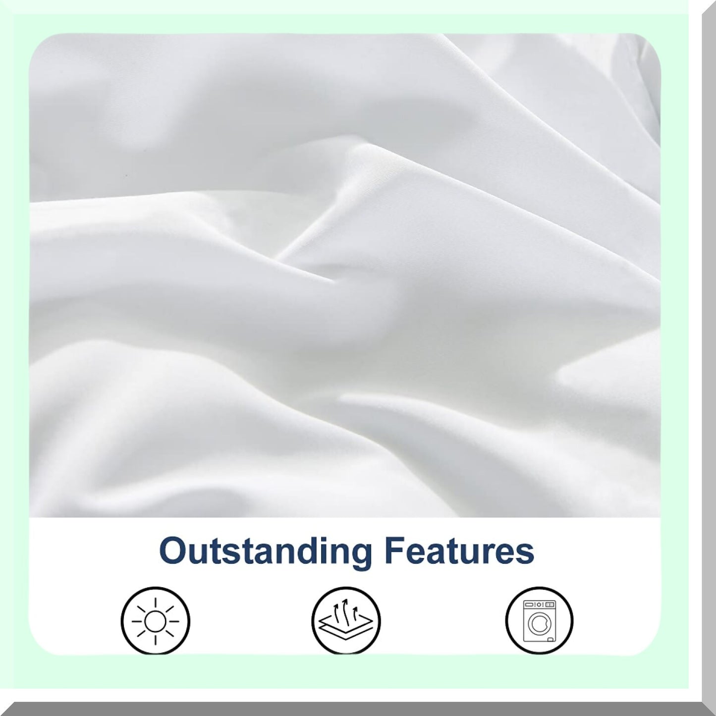 Luxury Cloud Queen Duvet Insert - Plush Down Alternative Fill, Hotel Collection Comforter for Queen Bed. Lightweight, Soft All Season Duvet with Corner Tabs. Machine Washable, White, 90x90.