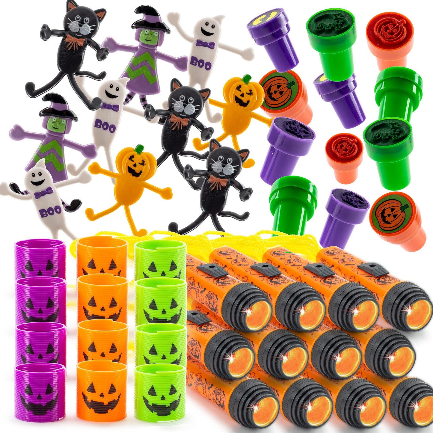 Party Favor Supplies Set of 48 Trick or Treat Goodie Bag Fillers