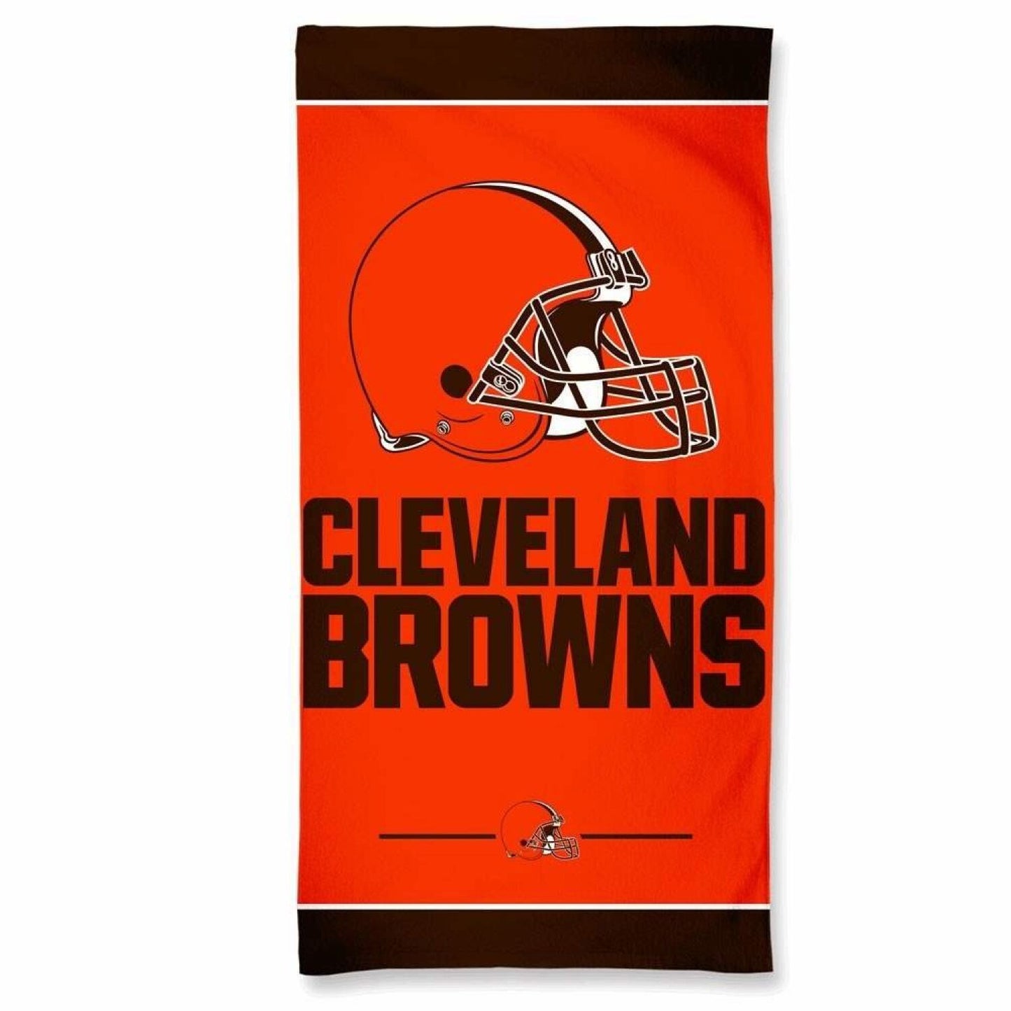 Cleveland Browns Beach Towel 30x60 Cotton