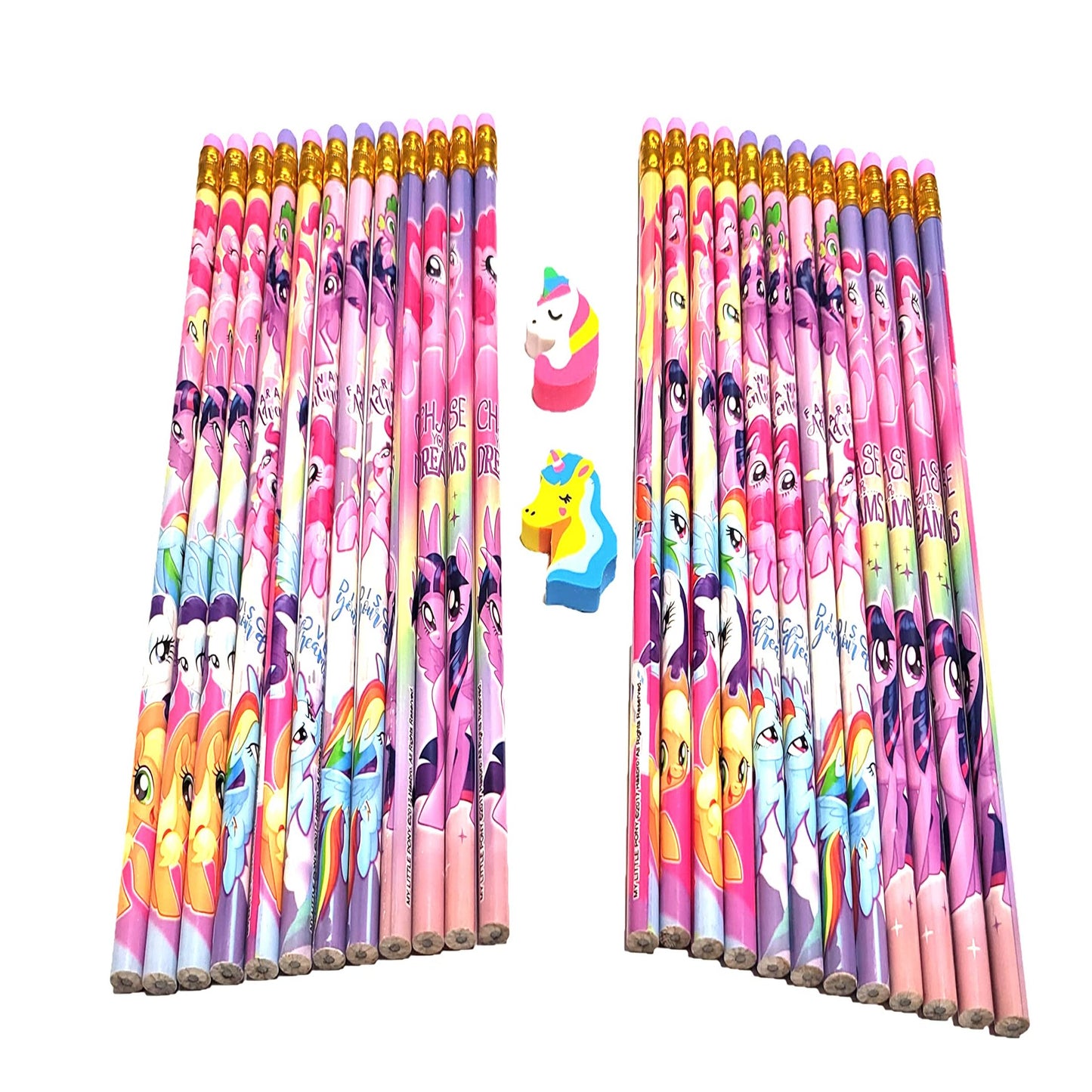 Wood Unicorn Pencils Set for Kids Party Favors