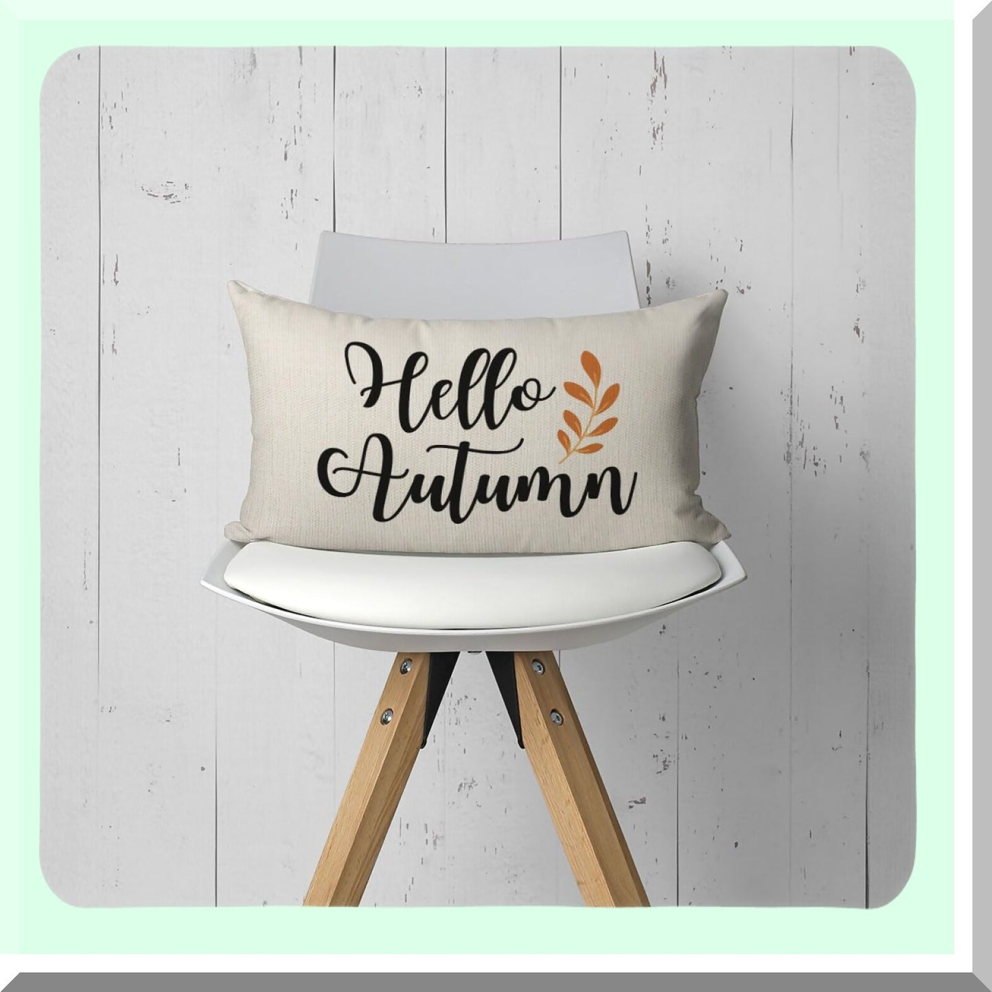 Autumn Harvest Pillow Covers - Set of 2 12x20 Decorative Fall Pillows for Indoor & Outdoor Use. Farmhouse Style Thanksgiving Decor for a Cozy Home.