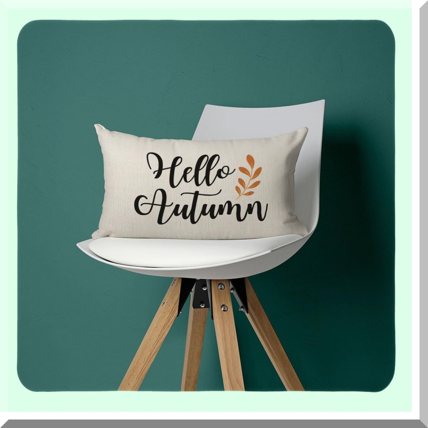 Autumn Harvest Pillow Covers - Set of 2 12x20 Decorative Fall Pillows for Indoor & Outdoor Use. Farmhouse Style Thanksgiving Decor for a Cozy Home.