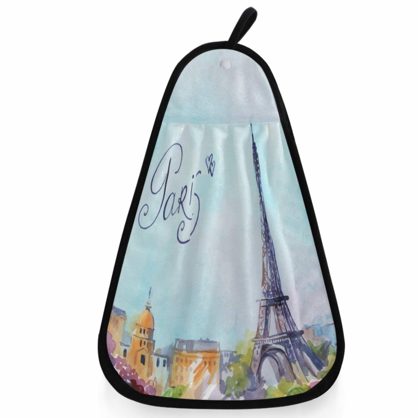 Paris Eiffel Tower Hand Towel 16x12 inches Cotton Polyester