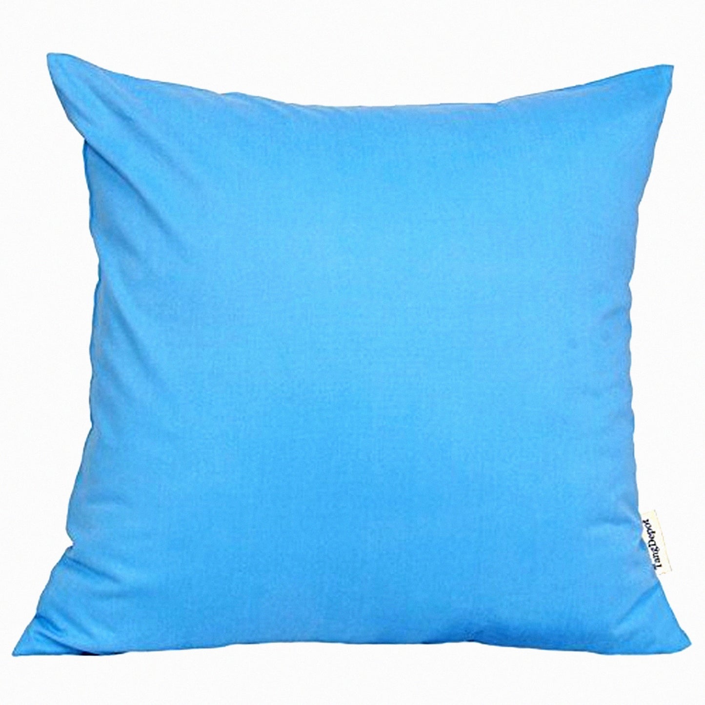 SilkTouch Square Pillow Shams - Baby Blue Decorative Covers for Indoor/Outdoor Cushions, Durable Throw Pillow Shells 12"x12"