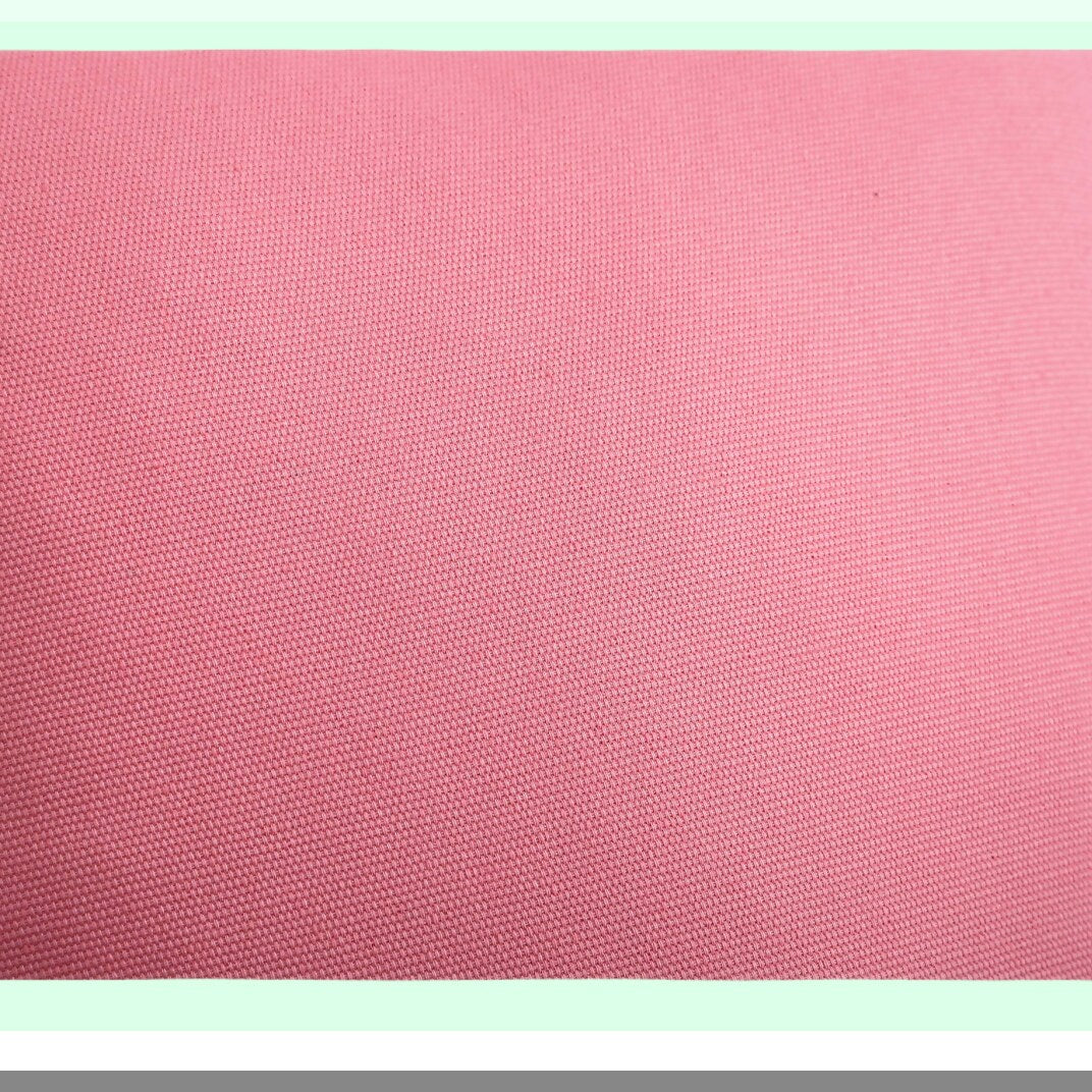 Cotton Canvas Pink Pillow Covers - Set of 2 Decorative Cushion Covers, 18"x18", 100% Cotton, Solid Color, 45 Available Colors, 2 Pieces