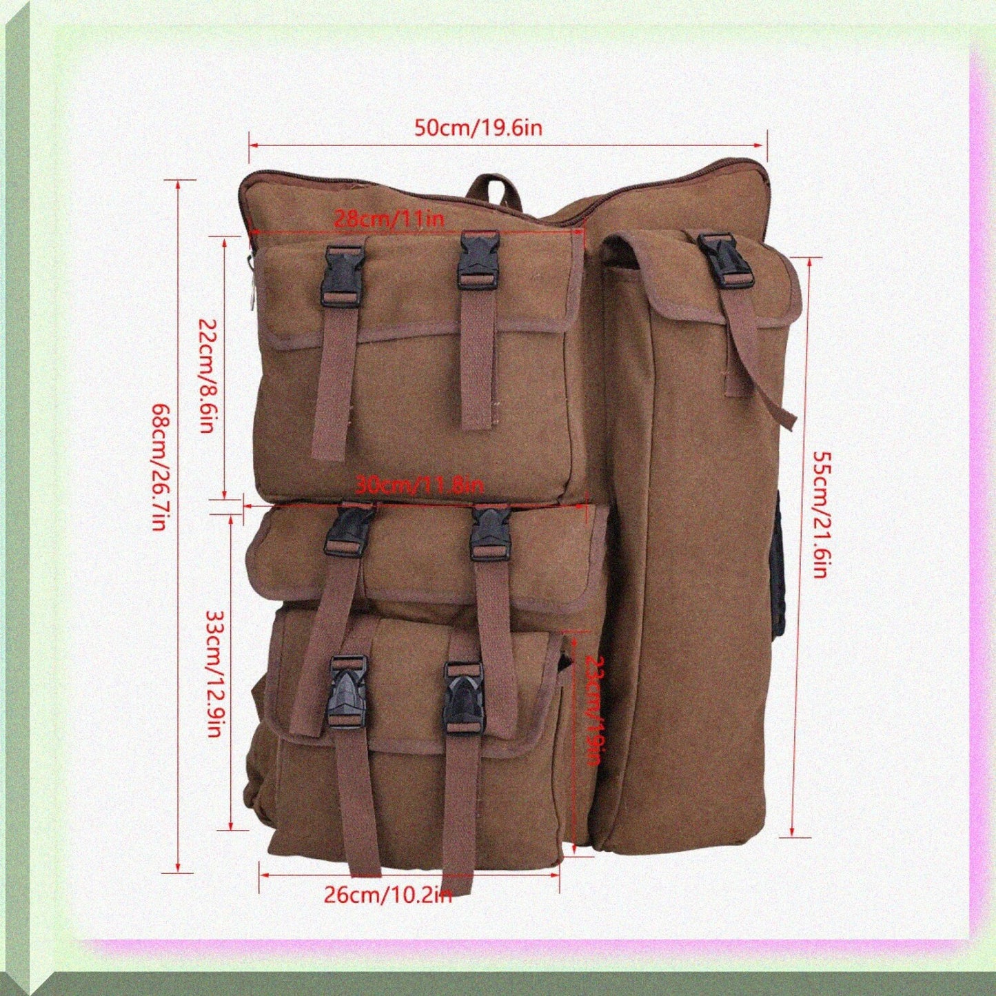 Art Portfolio Canvas Carry Case 68x50cm