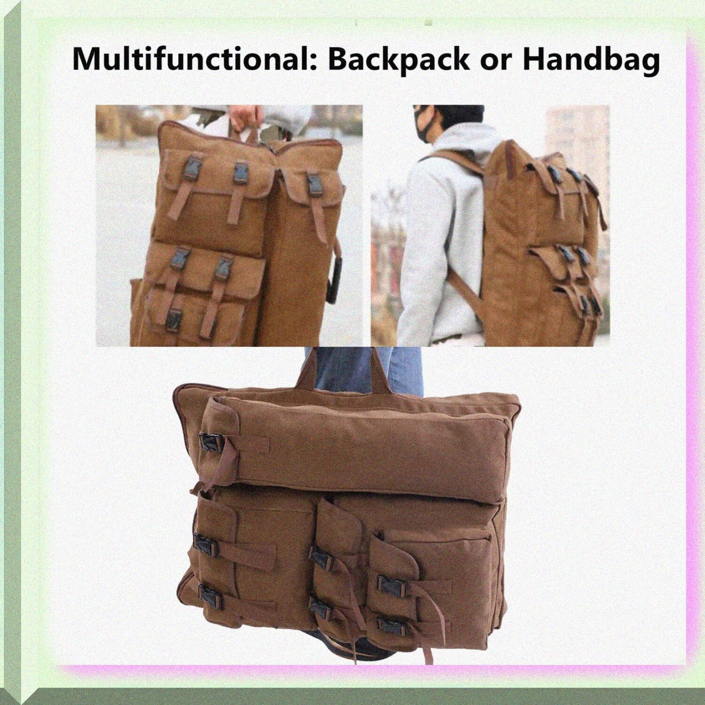 Art Portfolio Canvas Carry Case 68x50cm