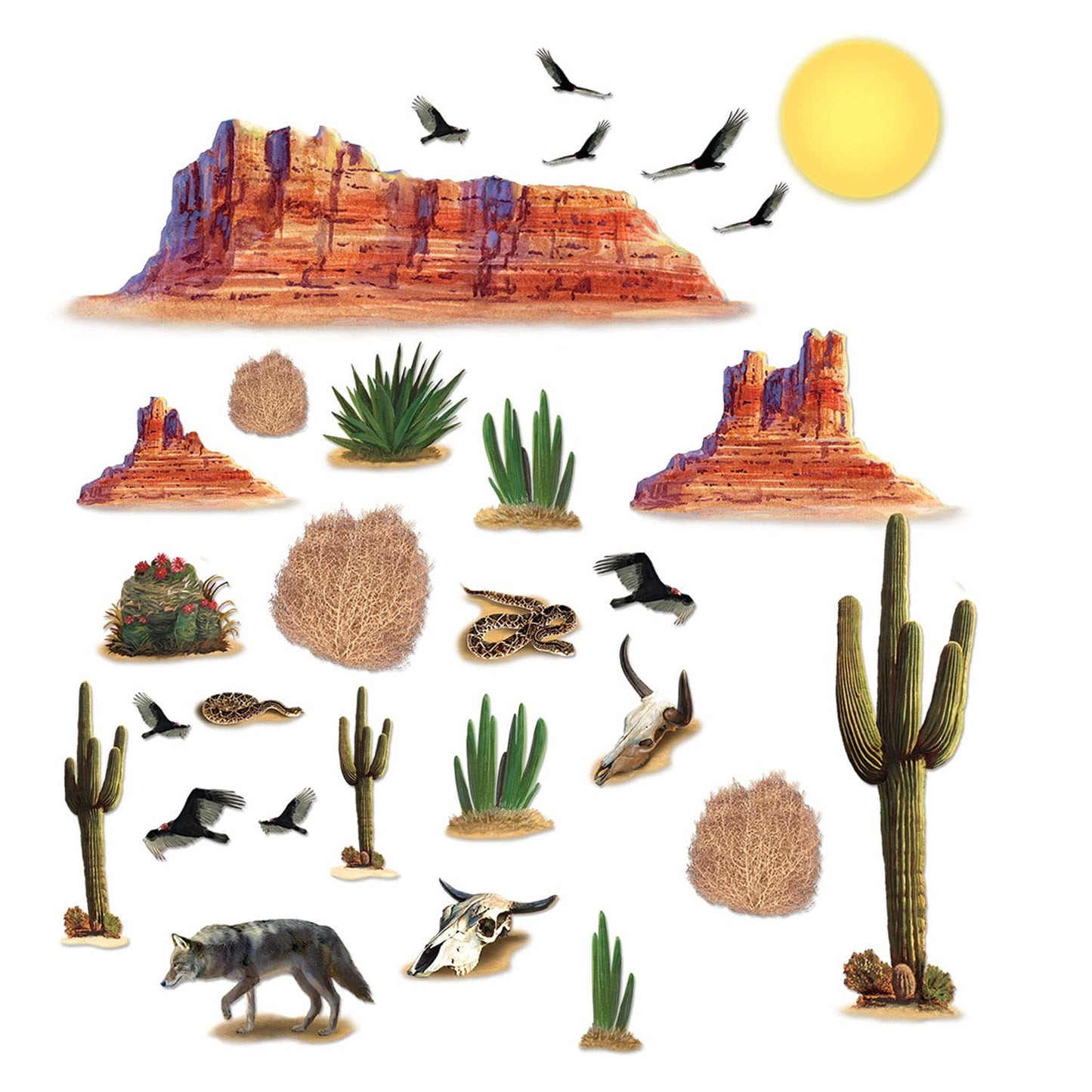 Wild West Desert Props for Party Decorations