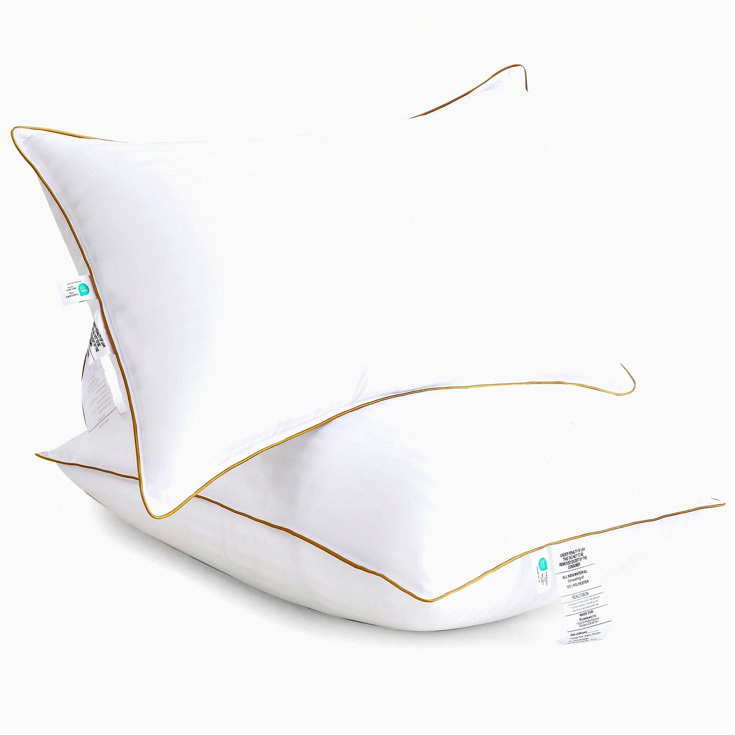 Luxury Dream Pillows - Set of 2 Soft Down Alternative Pillows for Side, Back, and Stomach Sleepers - Hotel Quality Bed Pillows