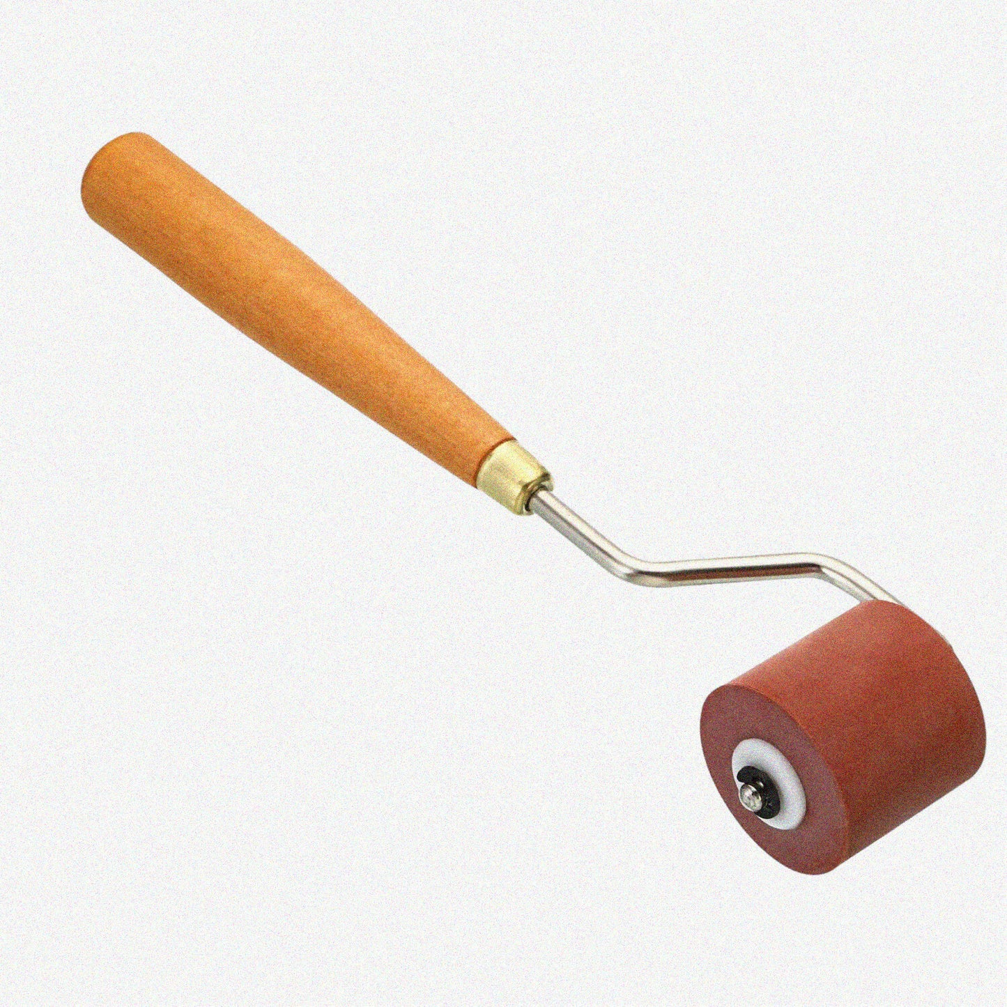 Red Rubber Roller Brayer 1.2 Inch for Printmaking and Construction