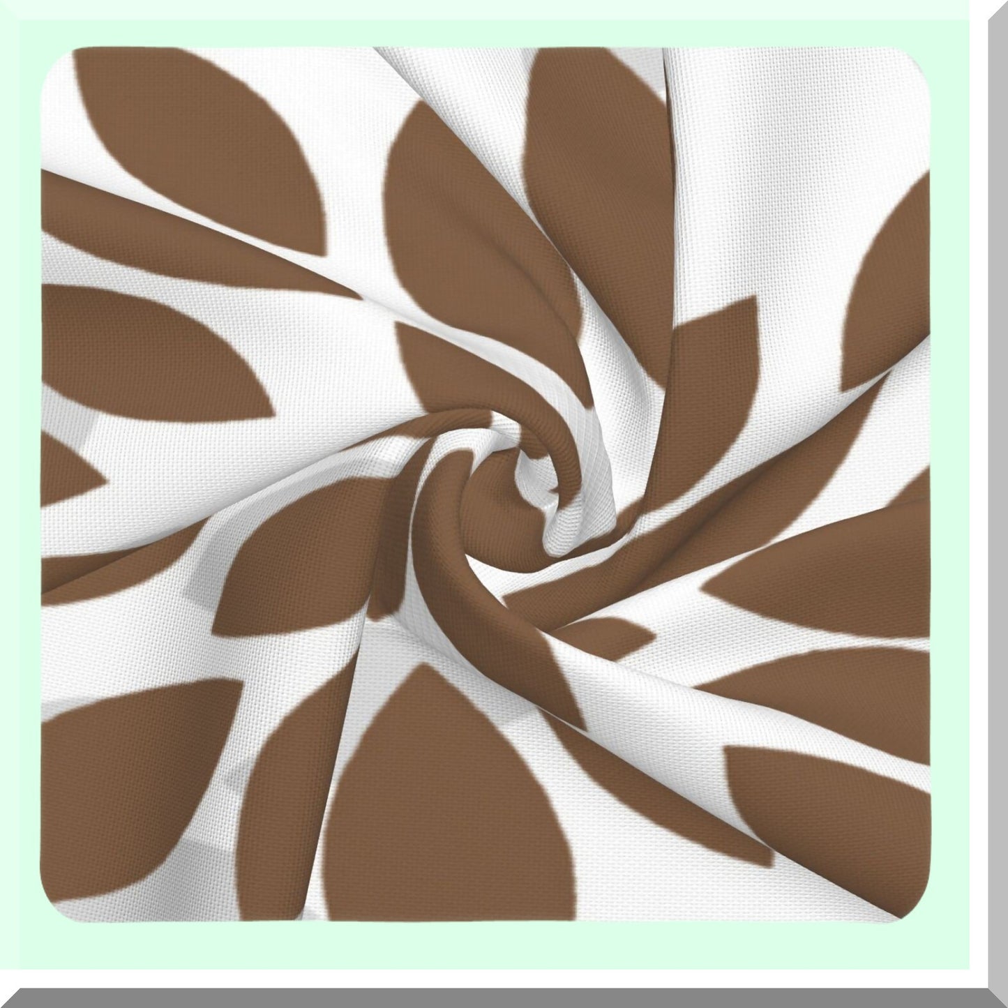 Geometric Dahlia Floral Pillow Covers - Set of 2, Coffee Gray Colored Throw Pillows, 18x18 Inch Summer Outdoor Cushion Cover for Home Decor