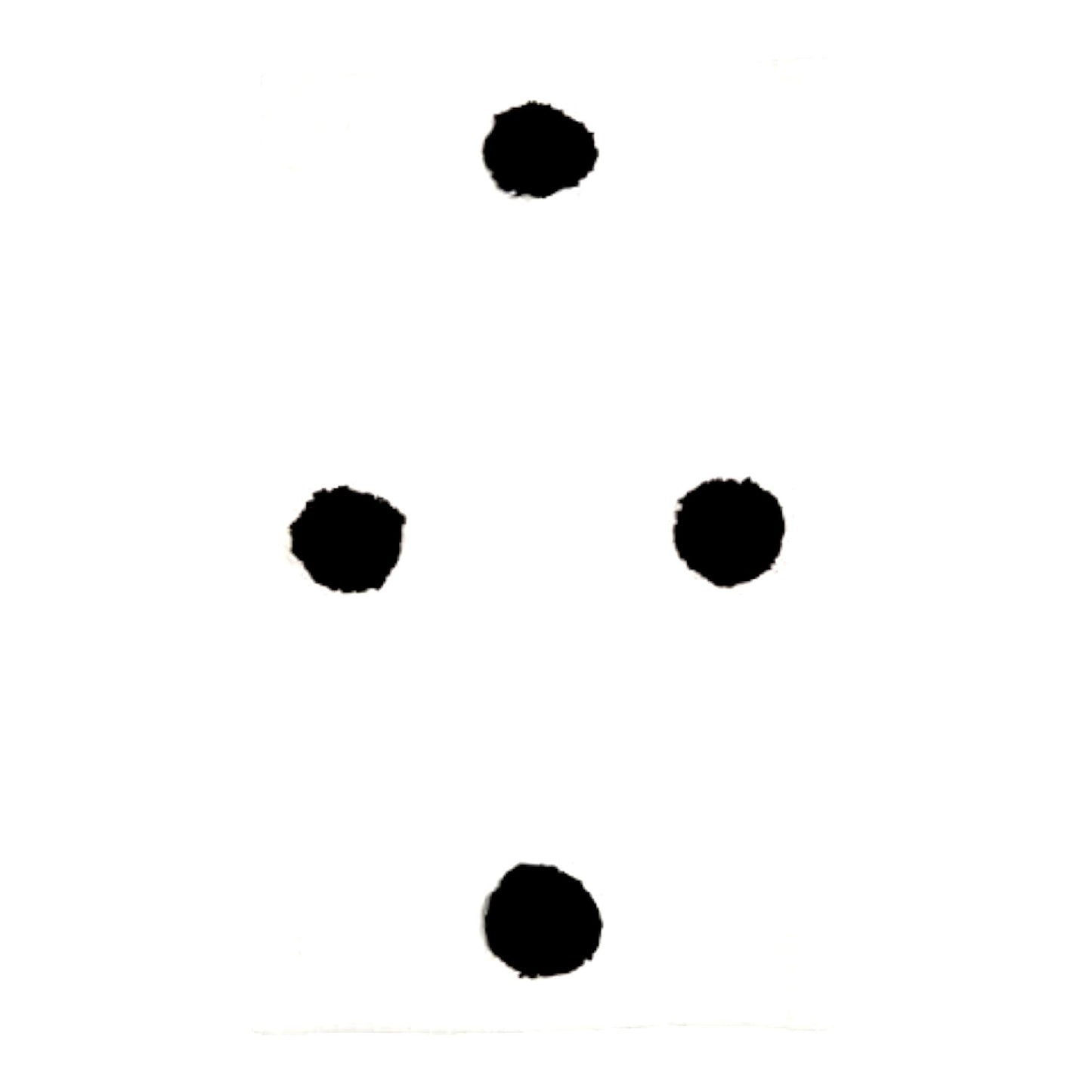 CozyTuft Cream Dot Throw Blanket - 60x50