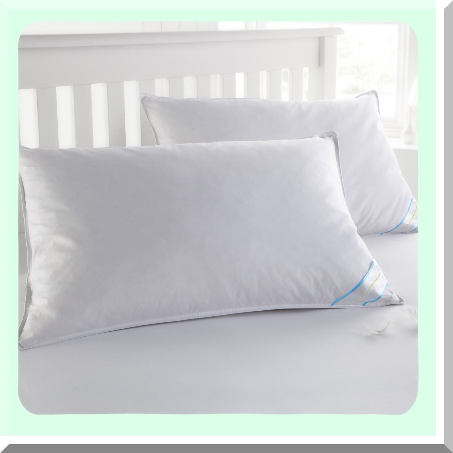 LuxiRest Cloud Comfort Pillow Set - 2 Pack Standard Size, Plush White Pillows for Ultimate Sleep Support and Relaxation - 2 Count