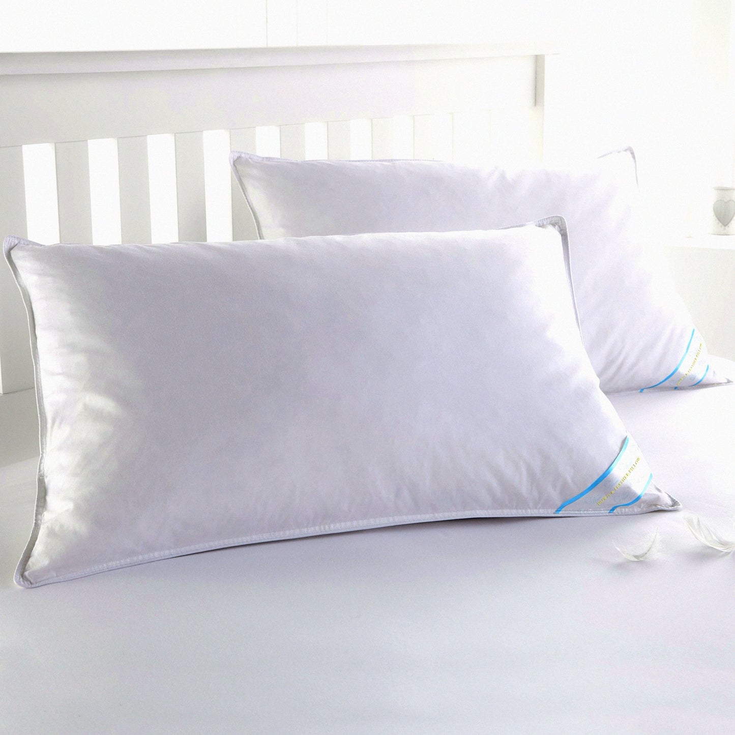 LuxiRest Cloud Comfort Pillow Set - 2 Pack Standard Size, Plush White Pillows for Ultimate Sleep Support and Relaxation - 2 Count