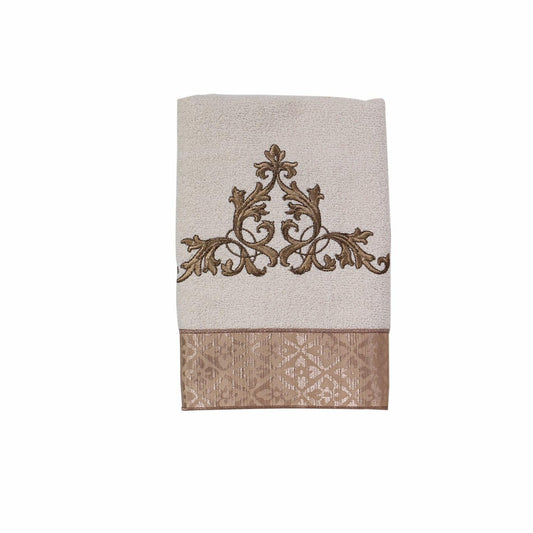 Hand Towel Ivory 100% Cotton Monaco Collection
